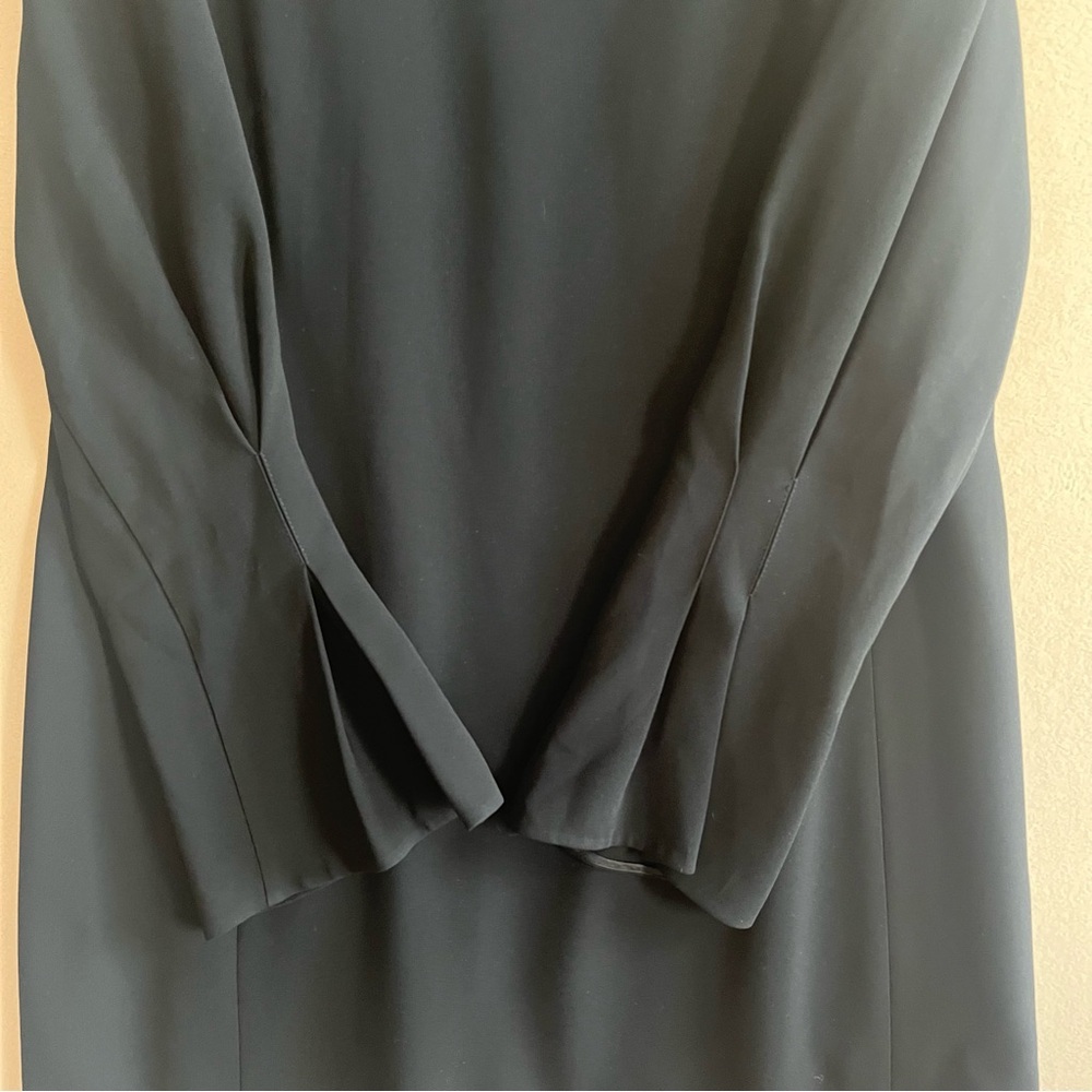 MM Lafleur The Regina Dress Black Eco Heavy Soft Wave Classic Cocktail size 14 - Picture 6 of 16
